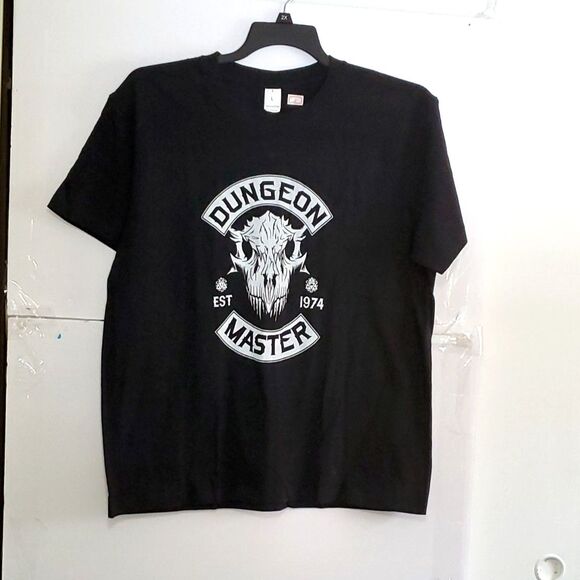 A Dungeon Master Vintage Men's Graphic T-Shirt Skull Gaming Retro Medieval  L - Picture 1 of 7
